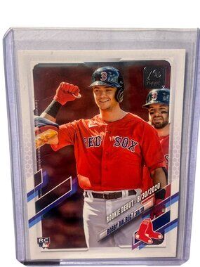 2021 Topps Update Bobby Dalbec Rookie Debut RC Boston Red Sox US212